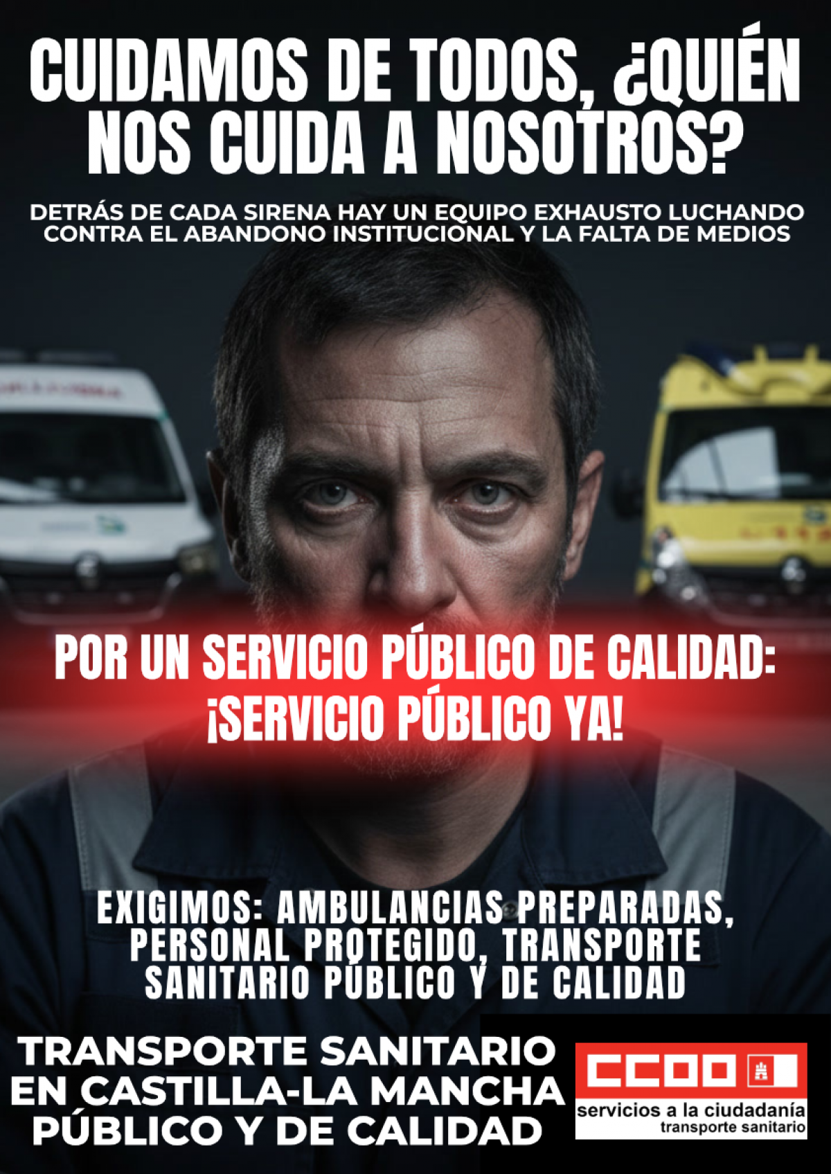 Transporte Sanitario Público y de Calidad en Castilla-La Mancha