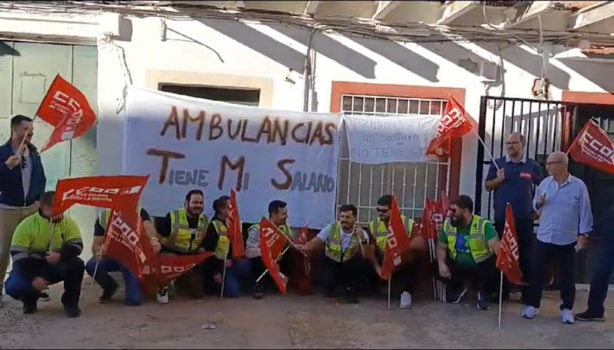 Huelga en el sector de ambulancias en Ciudad Real