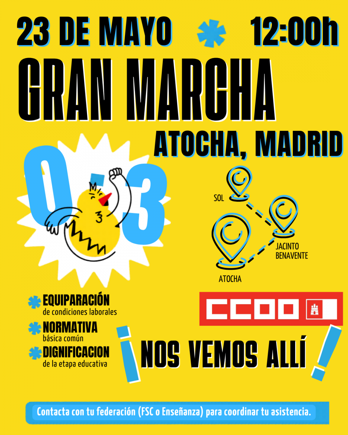 Gran Marcha 0-3 en Madrid