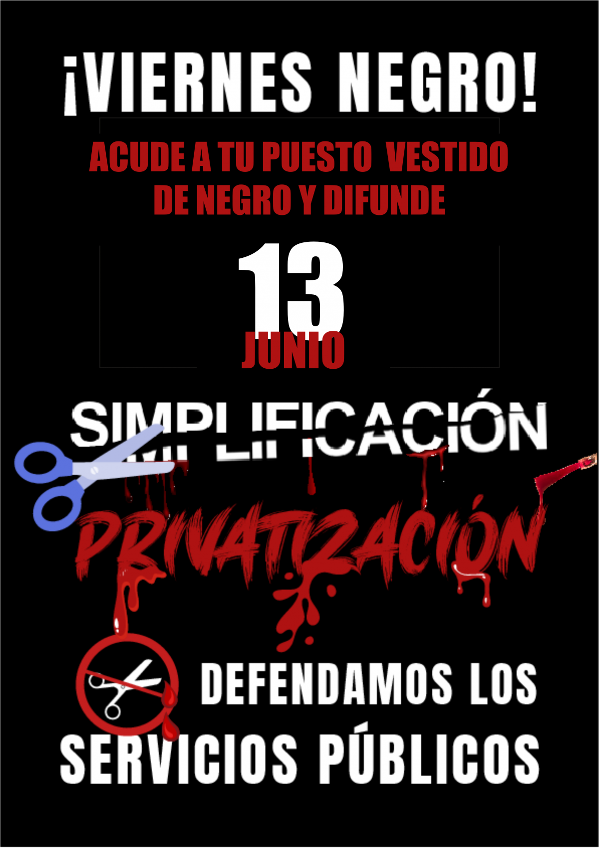 13 de junio, Viernes Negro contra la Ley de Simplificacin