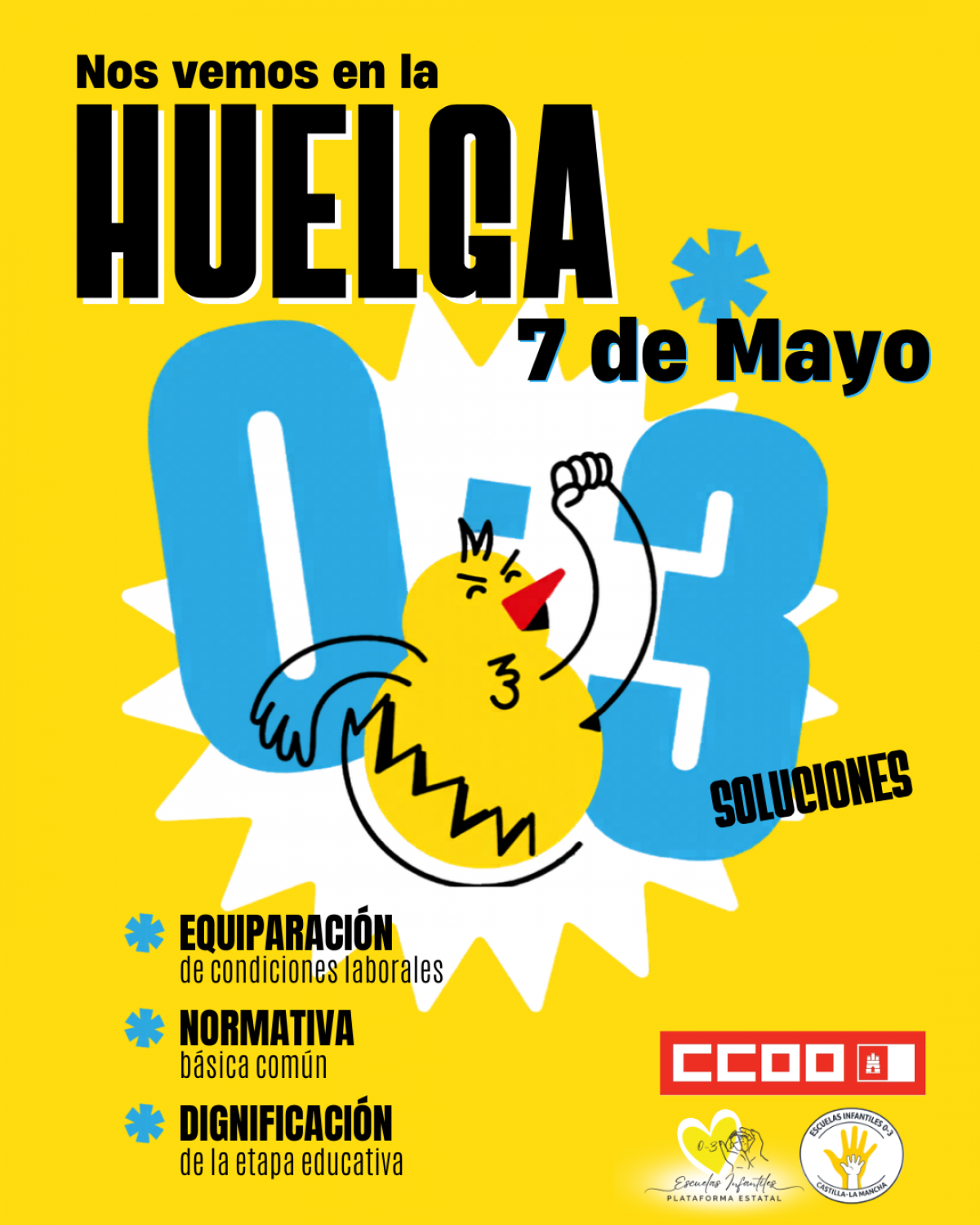 HUELGA ESCUELAS INFANTILES 7 DE MAYO