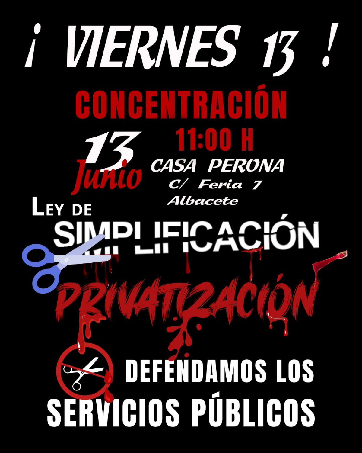 13 de junio, Viernes Negro contra la Ley de Simplificacin
