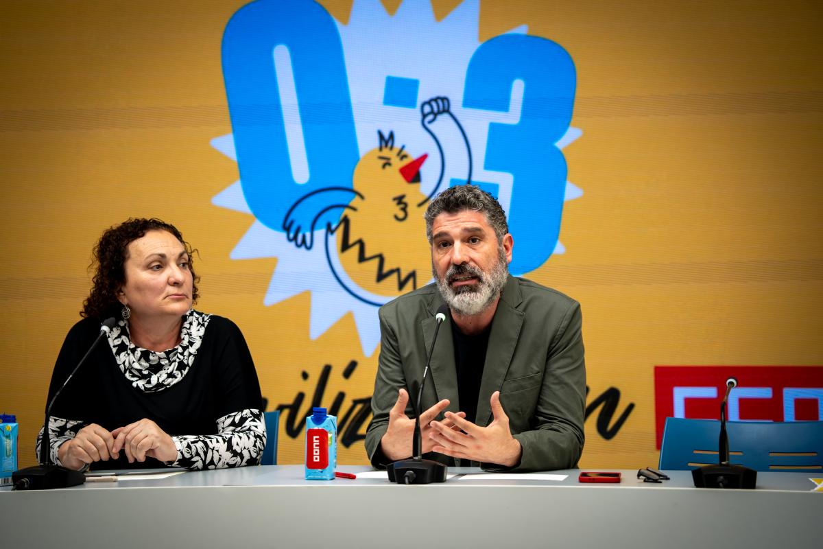 CCOO convoca a todas las trabajadoras y trabajadores del primer ciclo de Educación Infantil (0-3) a una huelga en todo el país el 7 de mayo