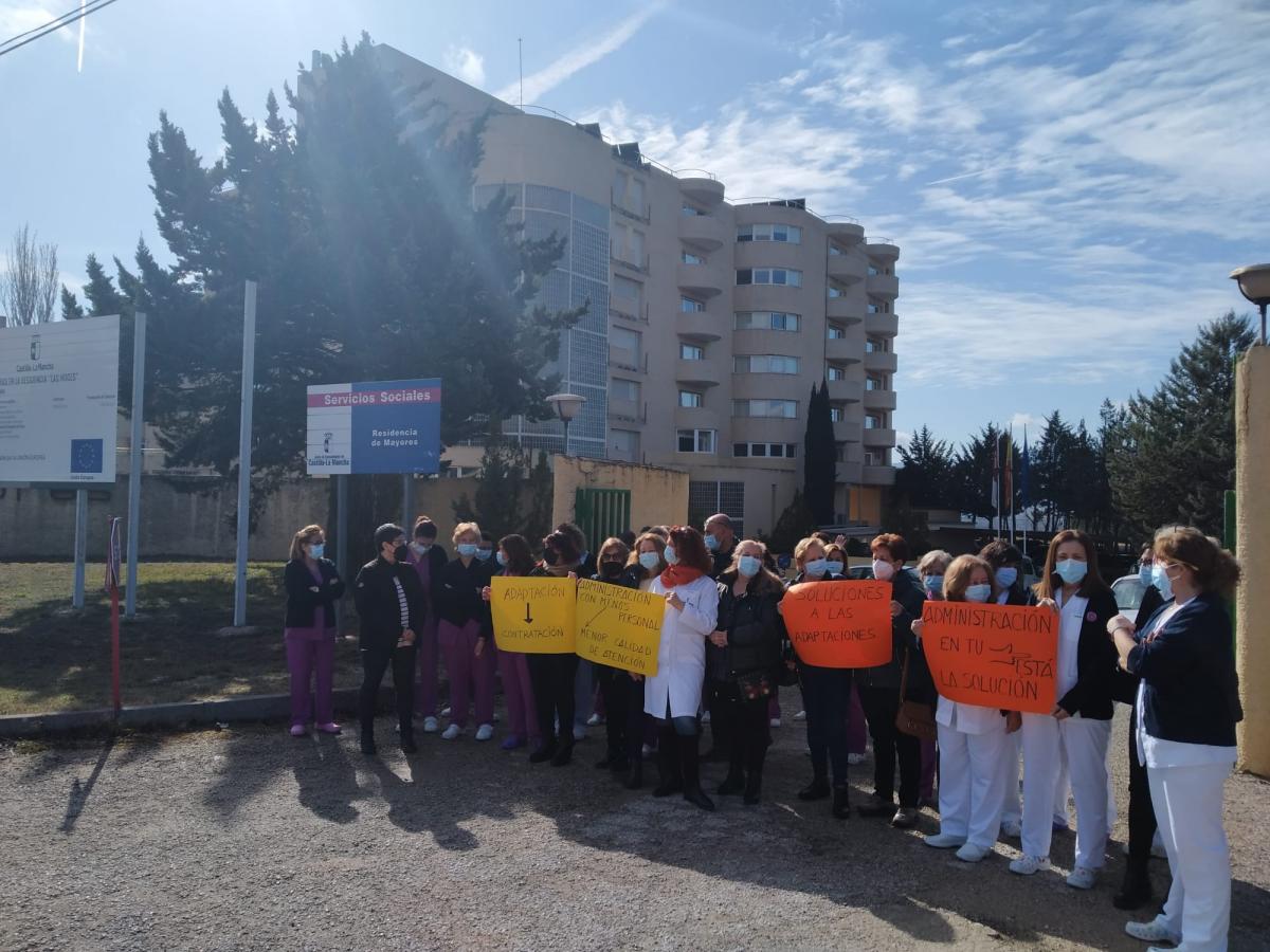 Las Auxiliares de Enfermería de la residencia de mayores ‘Las Hoces’ de Cuenca reclaman refuerzos urgentes a Bienestar Social